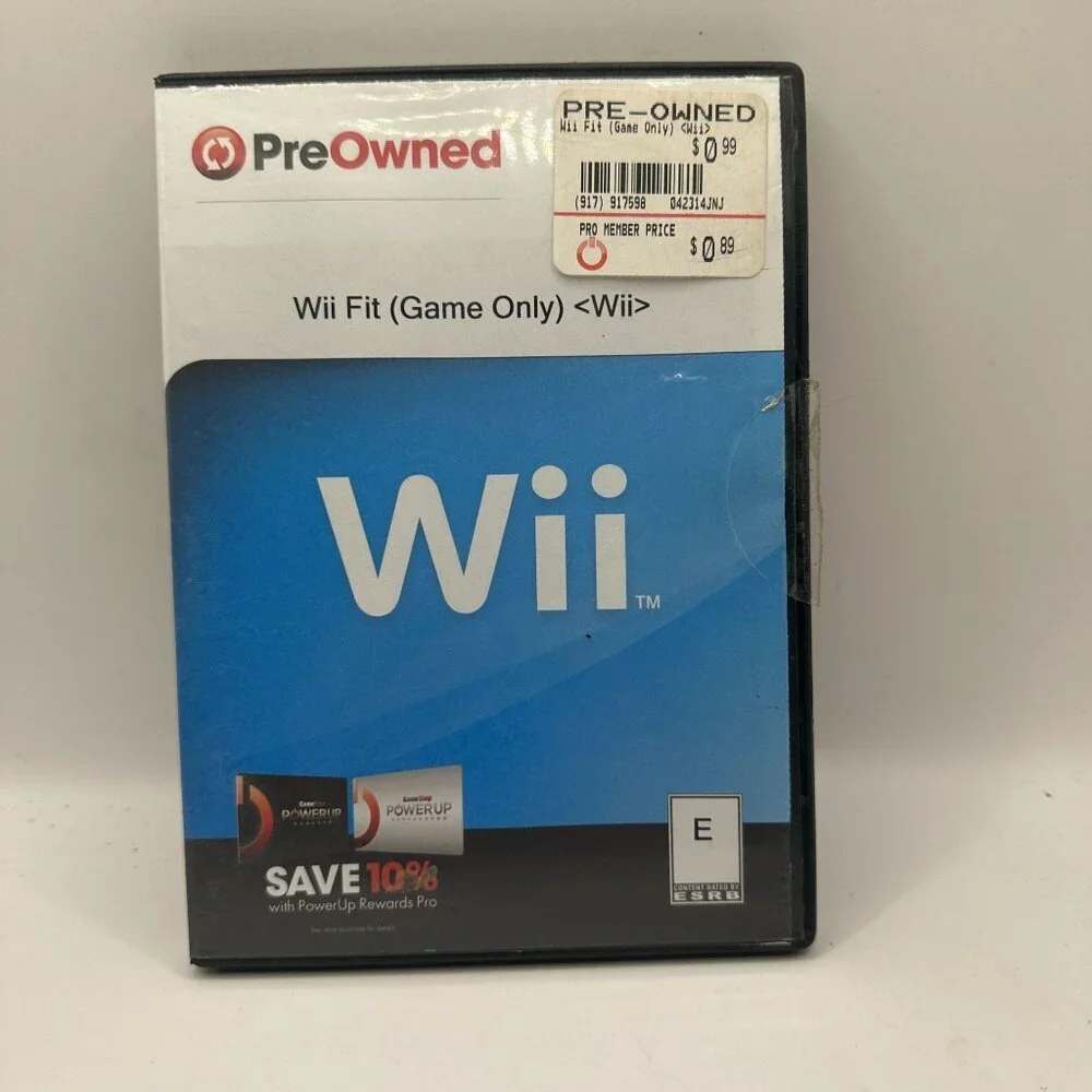 Pre-Owned Wii Fit Game Only Wii Edition By Nintendo